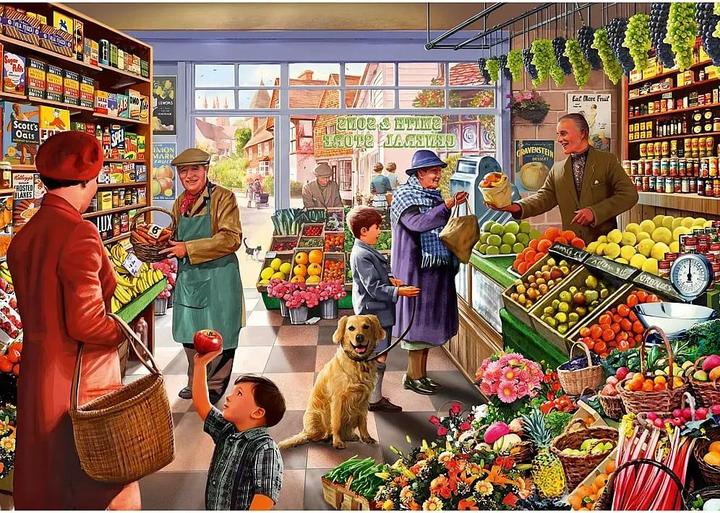 Immagine prodotto Bluebird Puzzle 2000 pezzi Villaggio del fruttivendolo (2000 pezzi)