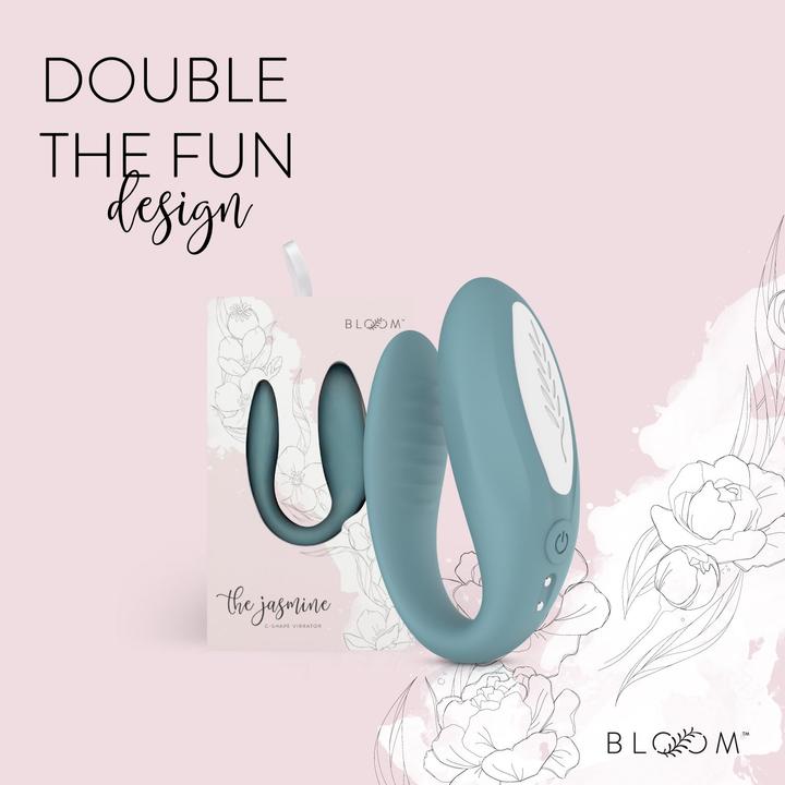 Image du produit Bloom The Jasmine Vibromasseur en forme de C - Vert