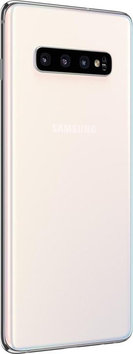 Actual product image Samsung Galaxy S10+ (128 GB, Prism White, 6.40", Hybrid Dual SIM, 4G)