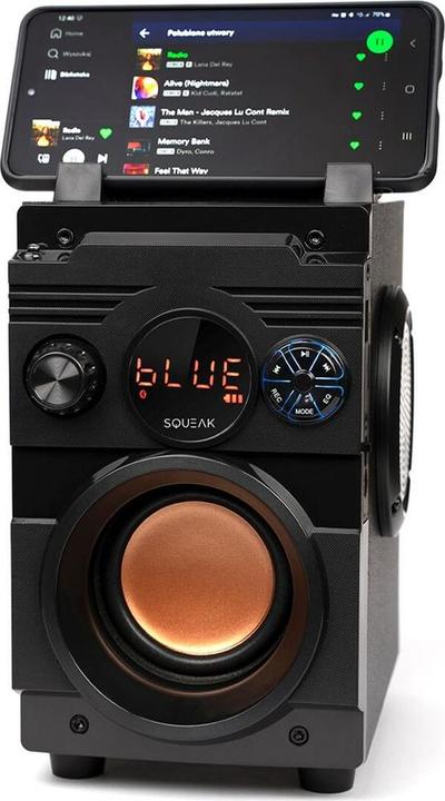 Produktbild Squeak Głośnik Bassblaster Bluetooth 5.1 Radio Fm Odtwarzacz Mp3 Sq1001 (7 h)