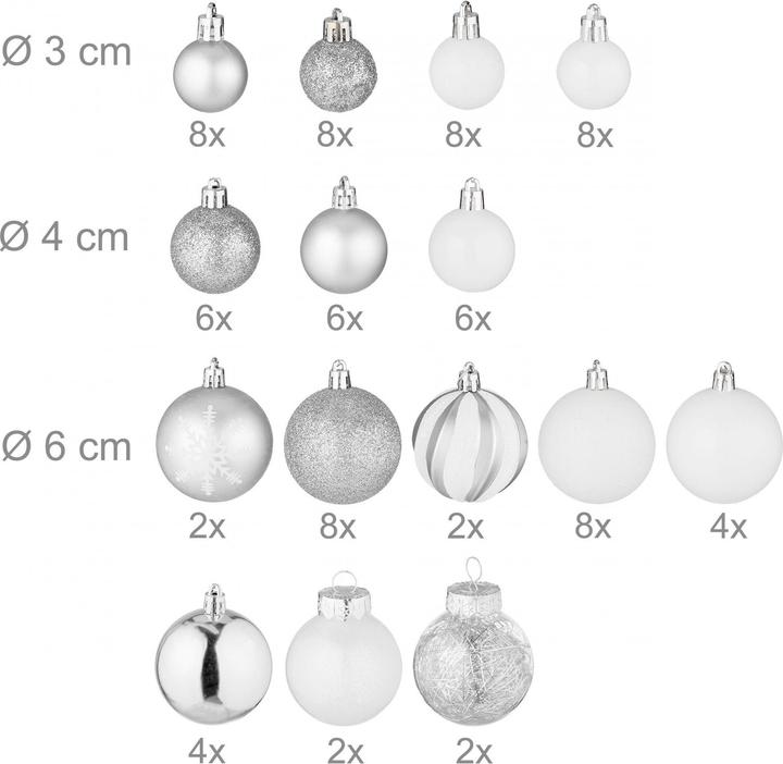 Actual product image Relaxdays christmas decorations (101 -part)