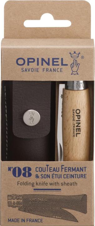 Produktbild Opinel No 08 Taschenmesser mit Etui (8.50 cm)