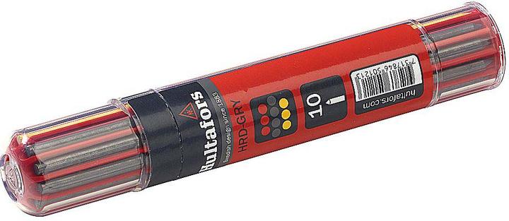 Image du produit Hultafors Recharge à sec - Pakke m/4 grafitstifter & 6 kridt (rød+gul) 650120 (10 pcs)