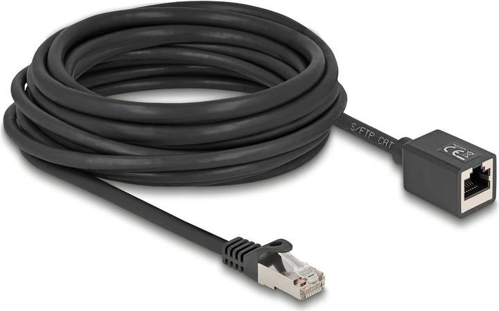 Produktbild Delock Netzwerk Verlängerungskabel RJ45 Stecker zu RJ45 Buch (S/FTP, CAT6a, 7.50 m)