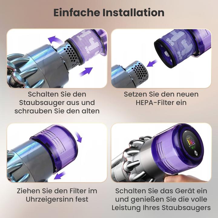 Produktbild Extralink FILTER FÜR STAUBSAUGER 3 STÜCK DYSON V11/SV14/SV15/SV16/SV17 STAB