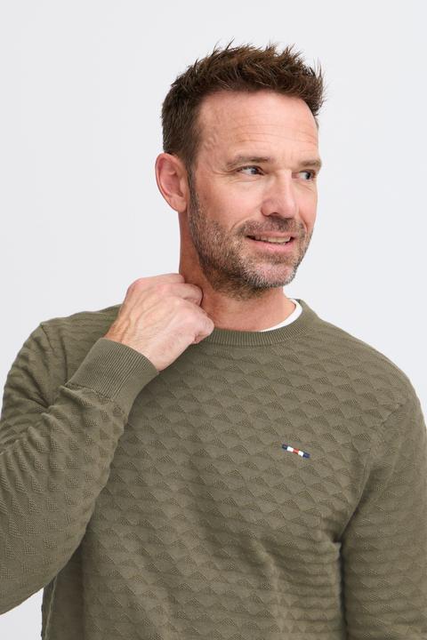 Actual product image FQ1924 FQKYLE structure crewneck knit 21900700 (XXL)