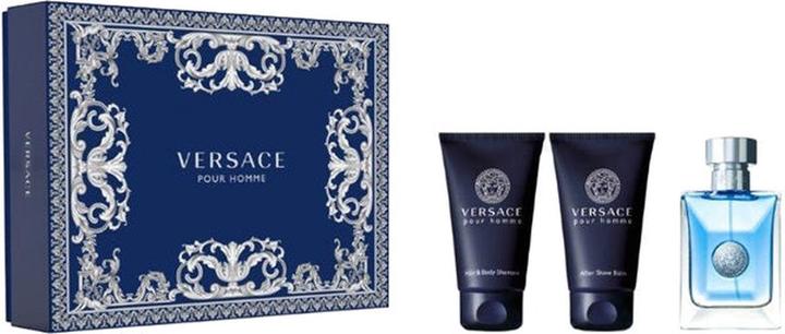 Produktbild Versace Set Pour Homme, Barbati, Eau De Toilette 50ml Balsam after shave 50ml Gel De Dus 50ml