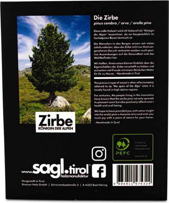 Produktbild ZNatur Zirben Holz Herz Geschenk Deko mit Gravur Wie schön, dass es Dich gibt No.10