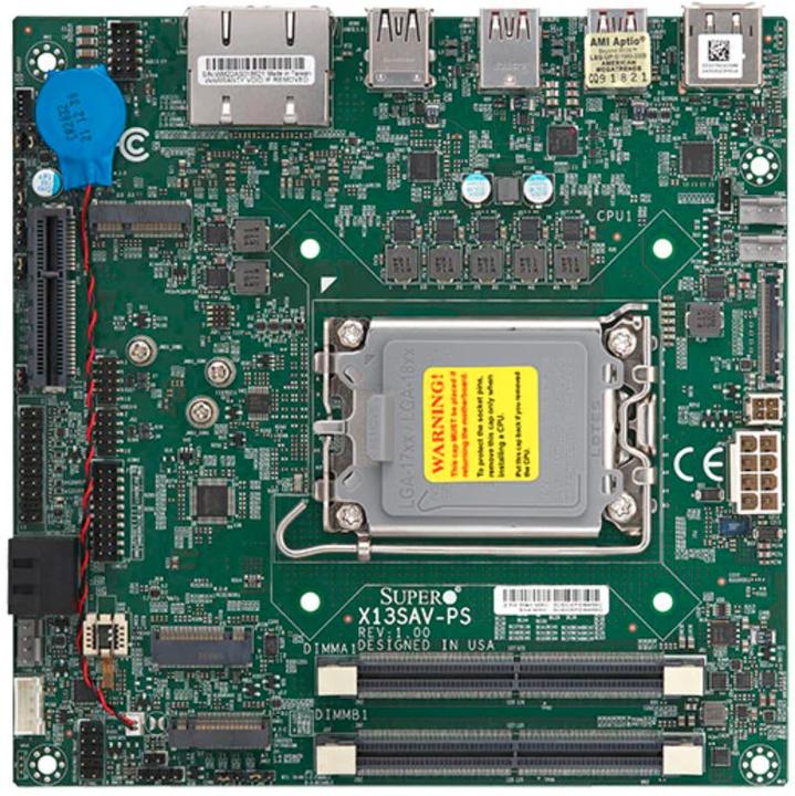 Supermicro Mainboard X13SAV-PS (LGA 1700, Mini-ITX)