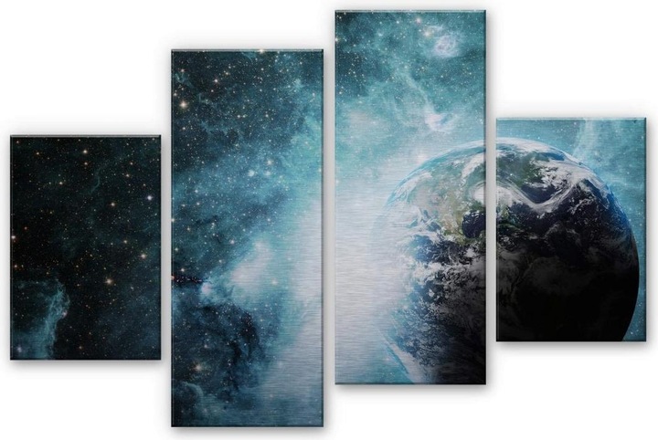 Produktbild Trenddeko In einer fernen Galaxie (4-teilig) (40 x 60 cm, 40 x 100 cm)