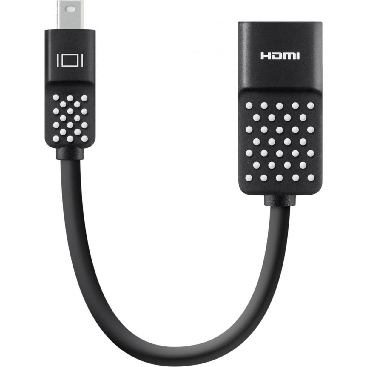 Belkin Mini DP zu (HDMI, Mini DP, 12.70 cm), Data + Video Adapter, Schwarz