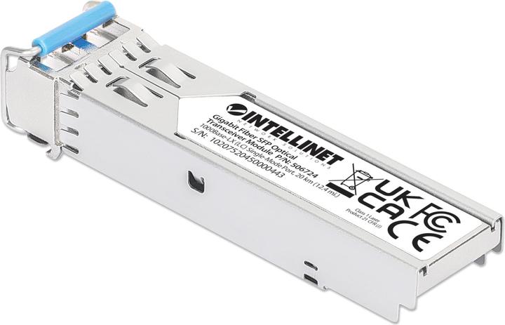 Actual product image Intellinet SFP Mini-GBIC, Gigabit Ethernet, LC, SM