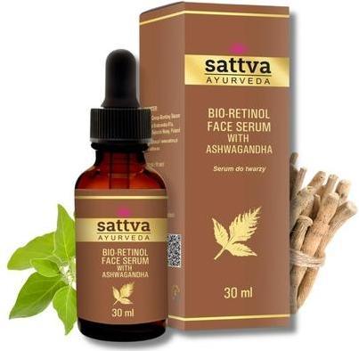 Actual product image Sattva Ayurveda Sattva Face Serum Anti-Aging Skin Care Vegan Retinol Serum with Ashwagandha 30ml (30 ml)