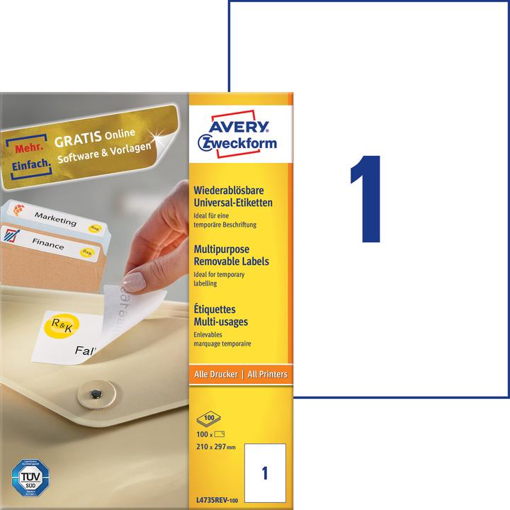 Image du produit Avery Étiquettes universelles