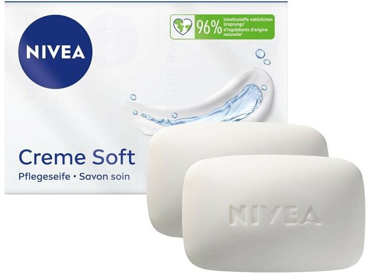 Produktbild NIVEA Creme Soft Stückseife QUATTRO (Hartseife, 400 g)