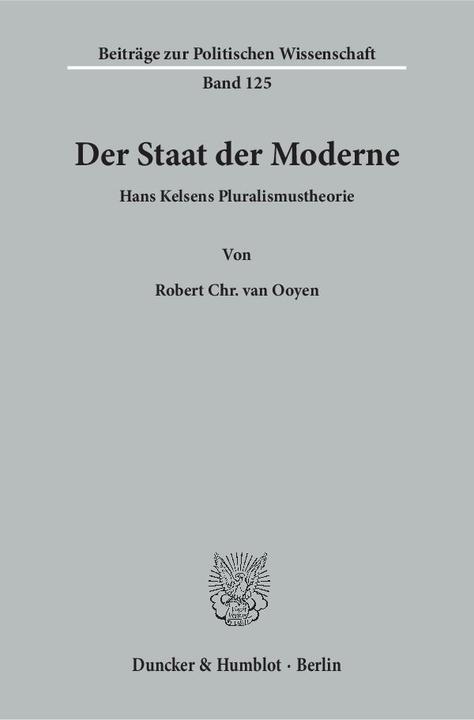 Produktbild Der Staat der Moderne (Deutsch, Robert Chr. van Ooyen, 2003)