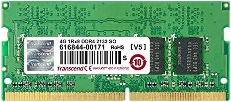 Image du produit Transcend SODIMM DDR4 2133Mhz 4GB Non-ECC 1.2V CL15 (1 x 4GB, 2133 MHz, RAM DDR4, SO-DIMM)