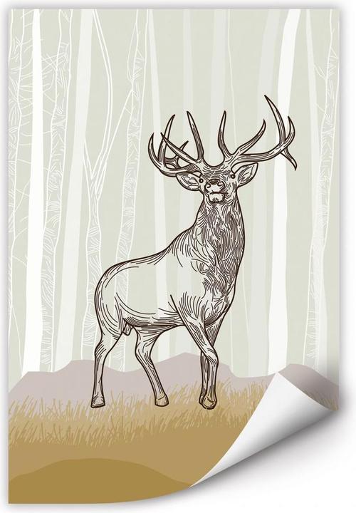 Image du produit Trenddeko Cerf fier (40 x 60 cm)