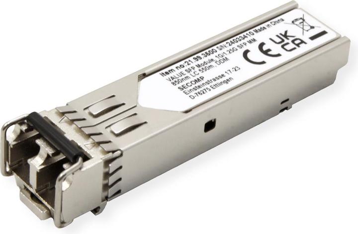 Actual product image Value SFP module (MiniGBIC) SX/LC, 1/1.25G