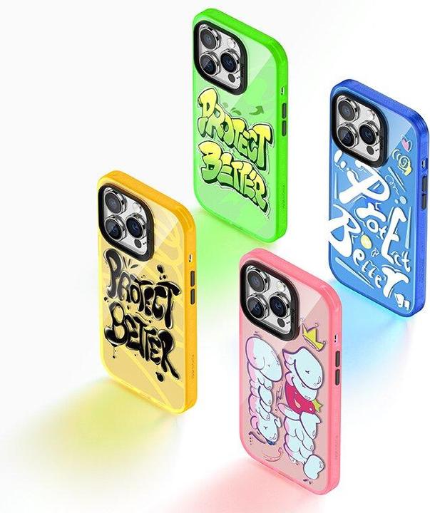 Actual product image Benks Dynamic PC+TPU protective case iPhone 14 Pro - Pink (Apple iPhone 14 Pro)
