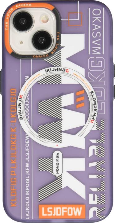 Actual product image PhoneLook Case MWK Cyber Grid silicone with MagSafe t (Apple iPhone 15)