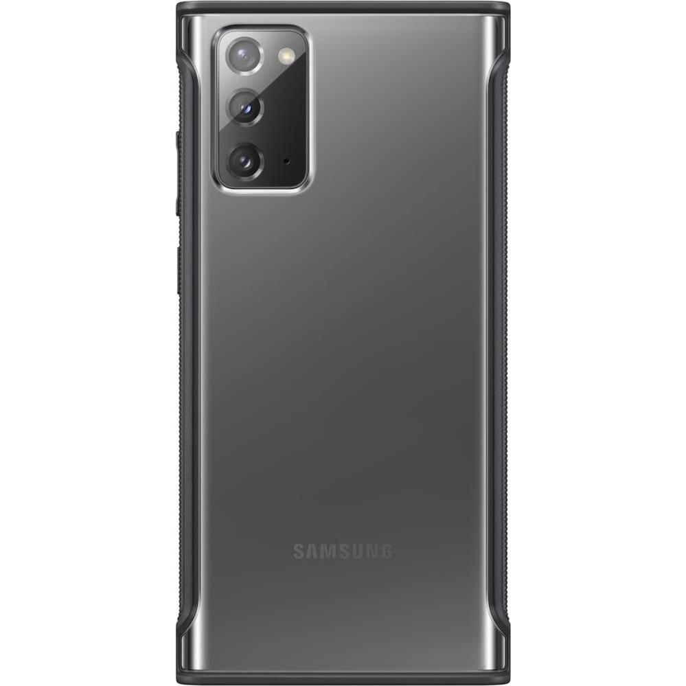 Samsung Clear Protective Cover (Samsung Galaxy Note 20), Smartphone Hülle, Schwarz