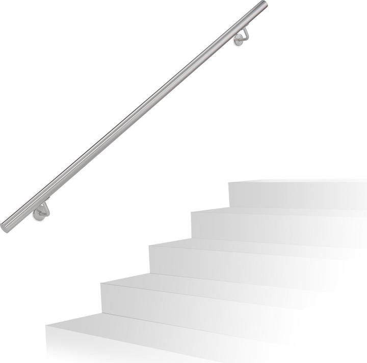 Produktbild Relaxdays Handlauf (Edelstahl)