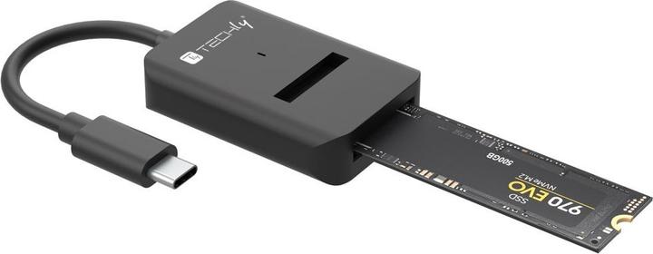 Techly USB-C to NVMe/SATA SSD adapter (M.2 2280)
