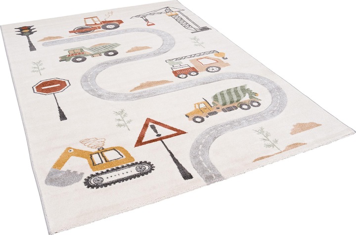 Actual product image Pergamon Children's carpet Maui Kids construction site (120 x 170 cm)