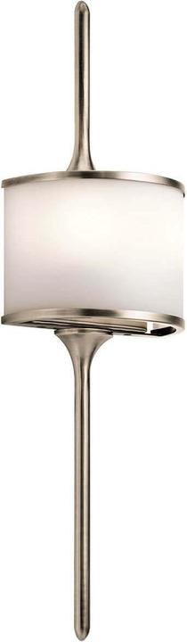 Actual product image Elstead Lighting Mona LED wall light G9 double 56cm classic pewter IP44 (640 lm, G9)