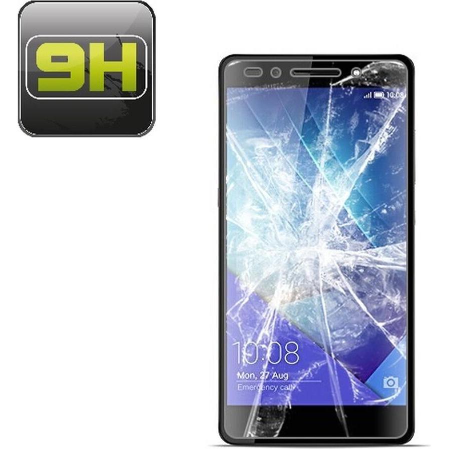 Protectorking 2x echtes Tempered 9H Panzerhartglas 3D KLAR (2 Stück, Honor 7), Smartphone Schutzfolie