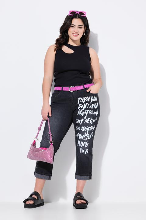 Immagine prodotto Angel of Style 7/8-Jeans Amy, Straight Fit, Wording, 5-Pocket (60)