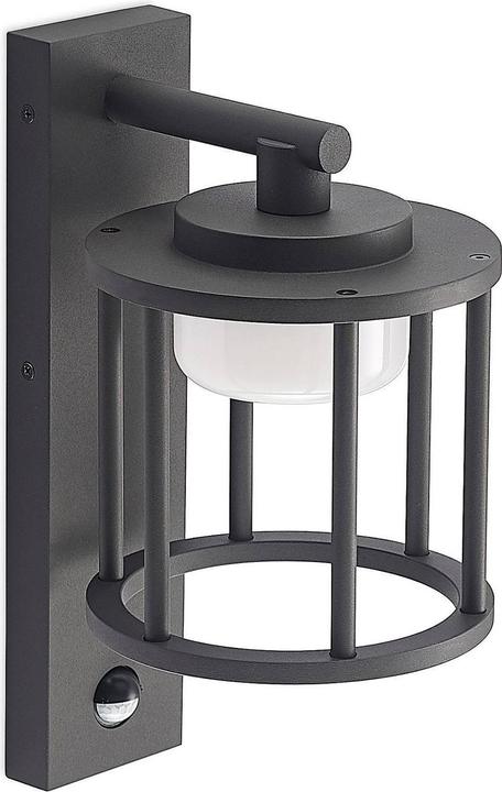 Image du produit Lucande Applique murale d'extérieur Berenike avec capteur (GX53, IP44)