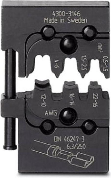 Produktbild Phoenix Contact Crimpgesenk Unisolierte Flachs