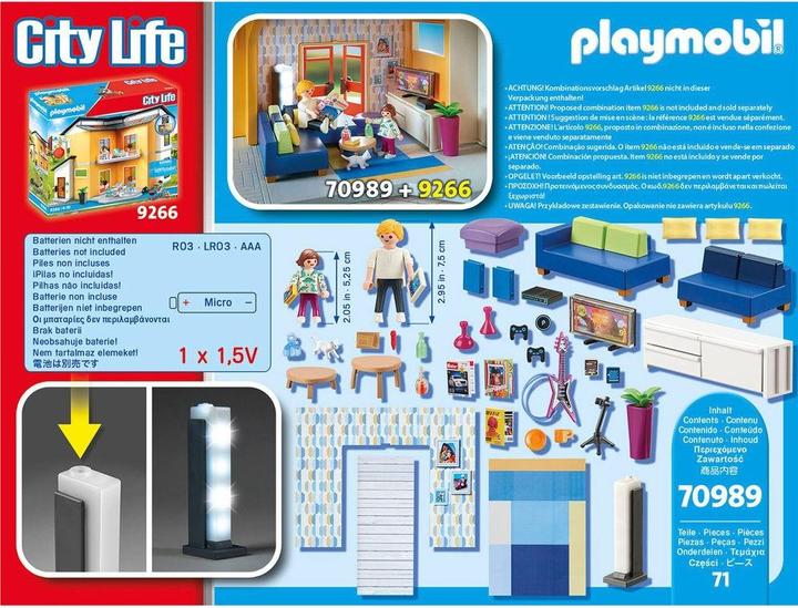 Actual product image Playmobil Living room (70989, Playmobil City Life)