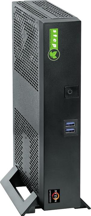 Actual product image Step PC Micro MPA-V2 without Windows (AMD Ryzen R1305G 8GB 256GB SSD Radeon Vega 3 Graphics 3x DP 1.4 P (256 GB, 8 GB)