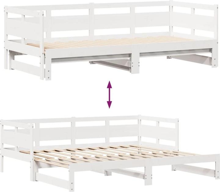 Produktbild vidaXL ausziehbares Tagesbett