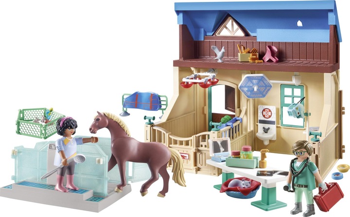 Actual product image Playmobil Riding therapy & veterinary practice (71352, Playmobil Horses of Waterfall)
