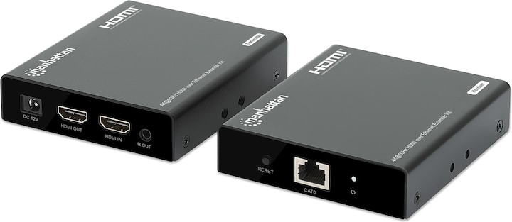 Produktbild Manhattan 4K@60Hz HDMI over Ethernet Extender Set bis zu 70m