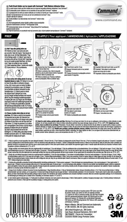 Image du produit Command Porte-Brosse à Dents