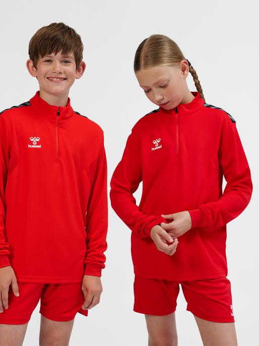 Produktbild hummel Hmlauthentic Half Zip Sweat Kids (116)