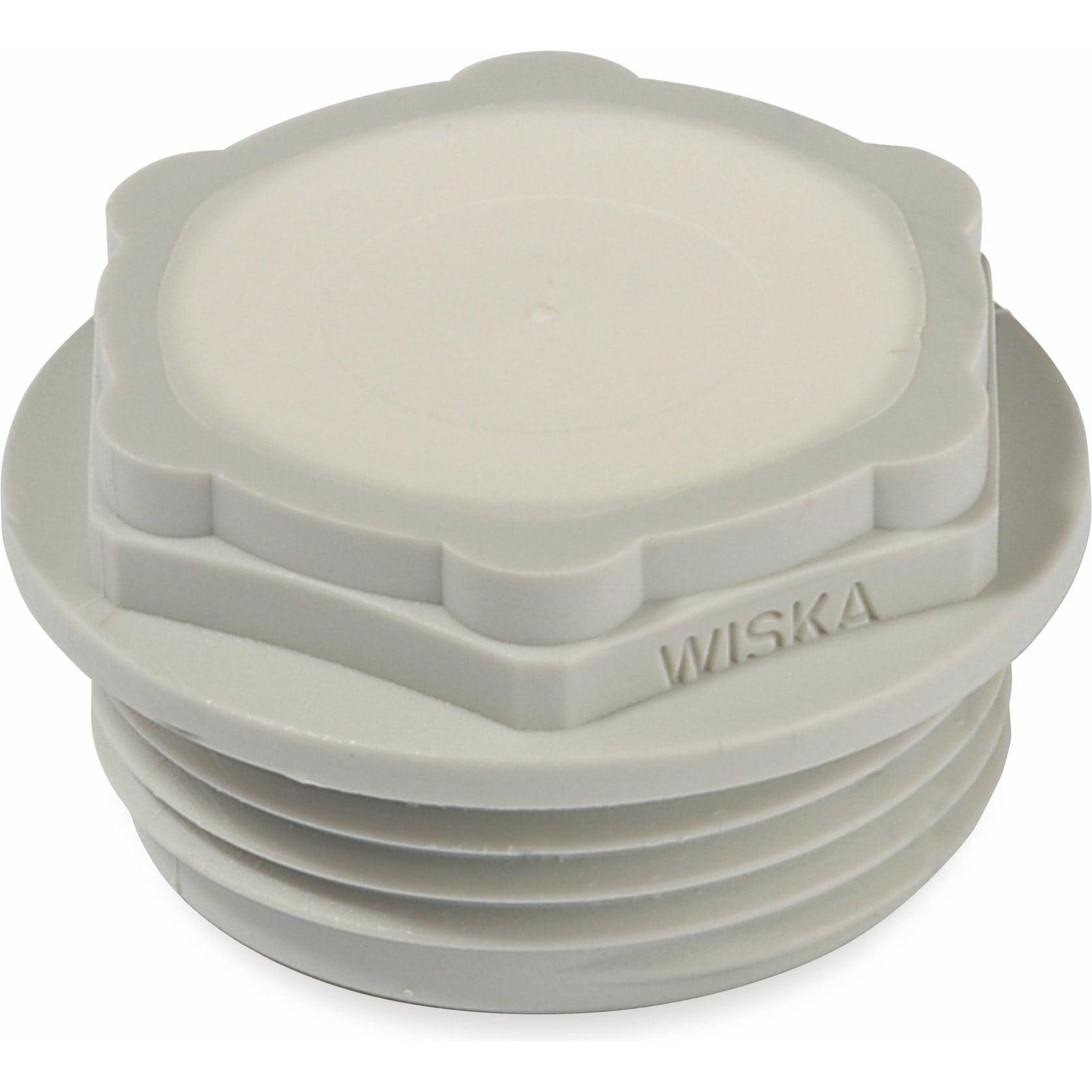 Wiska, Leitungsführung Zubehör, Membranschraube, 10062567, EMS 16, RAL 7035, Lichtgrau
