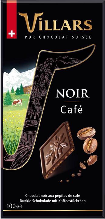 Image du produit Villars café noir au chocolat (112 g)