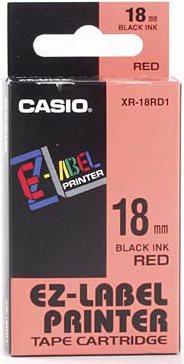 Produktbild Casio XR-18RD1 Selbstklebende Etiketten (1.80 cm, Schwarz)