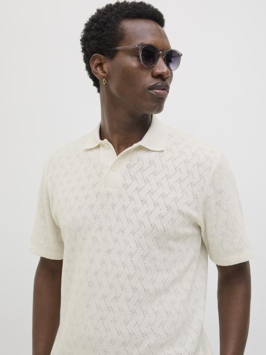 Actual product image Jack & Jones Jprblatrent Jacquard Polo Sn (L)