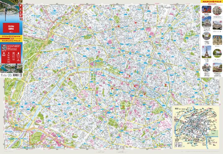 Actual product image Cityplan Paris 1:12.000