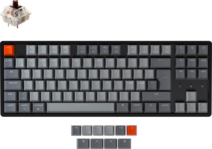 Produktbild Keychron K8 (DE, Kabelgebunden, Kabellos)