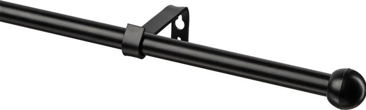 Actual product image Domoletti CURTAIN ROD SET BLACK 200MM D16