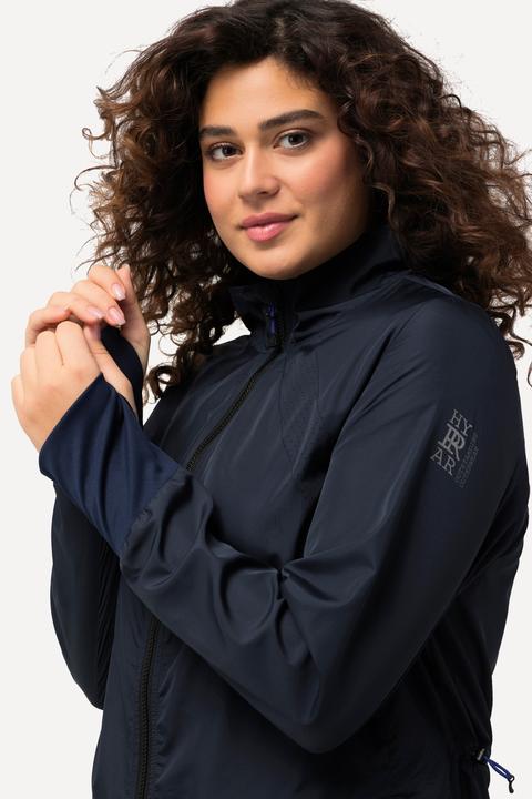 Image du produit Ulla Popken Veste légère HYPAR à col montant et cordon coulissant, matière recyclée (42, 44)
