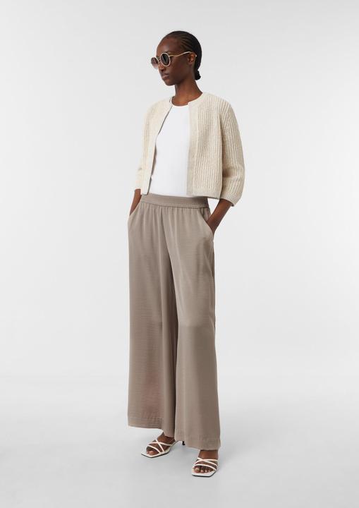 Produktbild Comma Strickjacke Kurzer Cardigan mit Rippstruktur (46)